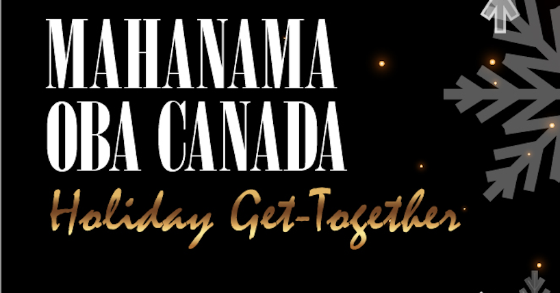 Dec 6th - MCOBA Canada Holiday Get-Together